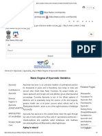 Basic Dogma of Ayurvedic Geriatrics - National Health Portal of India PDF
