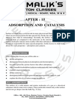 15. Adsorption and Catalysis