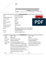 Daftar Riwayat Hidup (CV)