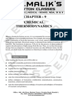 9. Chemical Thermodynamics