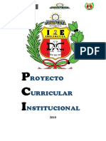 Proyecto Curricular Institucional 2019