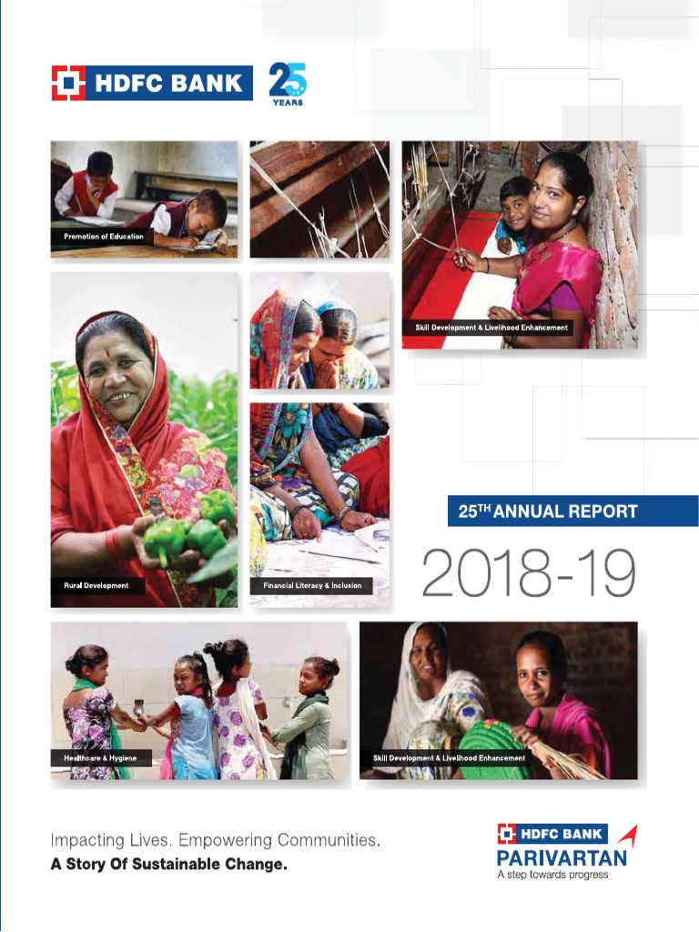 Annual Report 2018-19 PDF | PDF | Sustainability | Online Banking