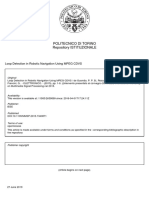 Politecnico Di Torino Repository ISTITUZIONALE: Loop Detection in Robotic Navigation Using MPEG CDVS