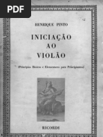 Henrique Pinto - Iniciação ao Violão - Vol I