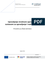 Upravljanje Mreznom Opremom I Sustavom Za Upravljanje I Nadzor Mreze