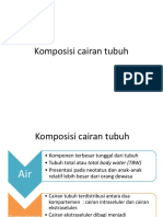 Komposisi Cairan Tubuh