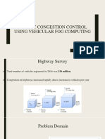 Traffic Congestion Control Using Vehicular Fog Computing