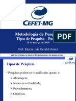 Tipos de Pesquisa - Parte 2 PDF