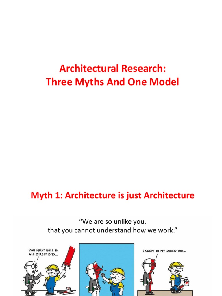 Debunking Myths in Architectural Research | PDF