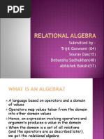 Relational Algebra