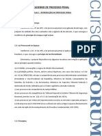 FORUM Caderno Processo Penal OAB