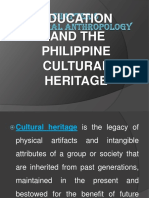 Education and The Philippine Cultural Heritage