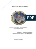 Manual de Procedimientos Secretaria General