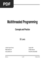 Multithreaded Programming: Concepts and Practice