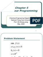 Nonlinear Programming: Chemical Engineering Department National Tsing-Hua University Prof. Shi-Shang Jang May, 2003