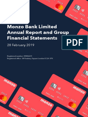 monzo annual report 2019 overdraft banks big four finance firms