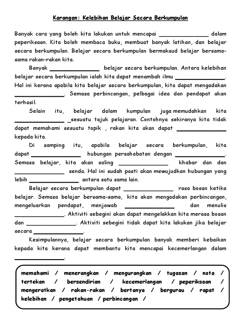 Belajar Secara Berkumpulan