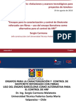 Ensayos Caracterizacion Control Shotcrete Uso Ensayo Barcelona Sergio Carmona UTFSM PDF