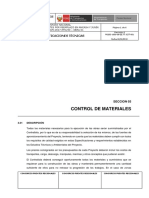 Control de Materiales