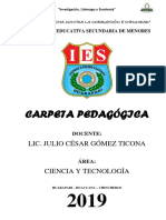 carpeta pedagógica