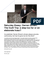 Derren Brown - The Guilt Trip