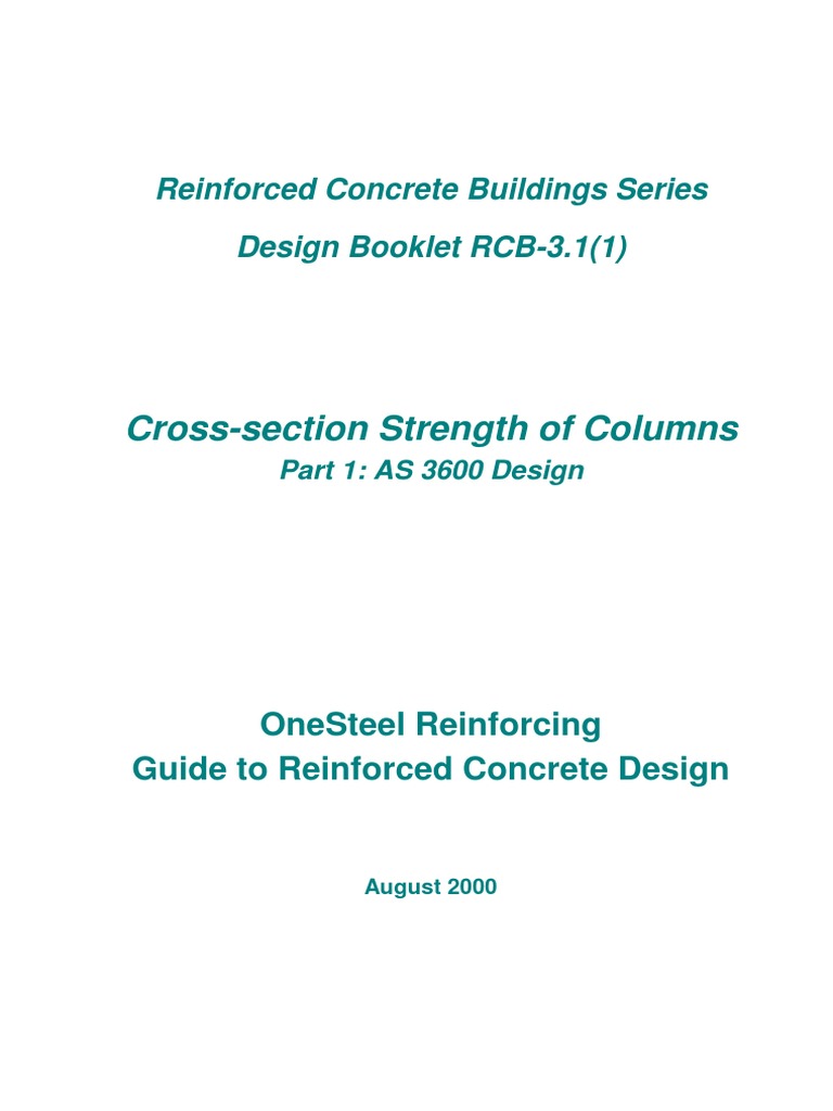Cross-Section Strength of Columns Design Booklet PDF | PDF
