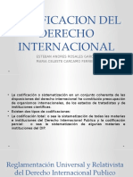 Codificacion Del Derecho Internacional