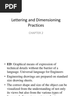 Chapter 2 Lettering and Dimensioning