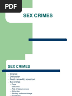 SEX Crimes