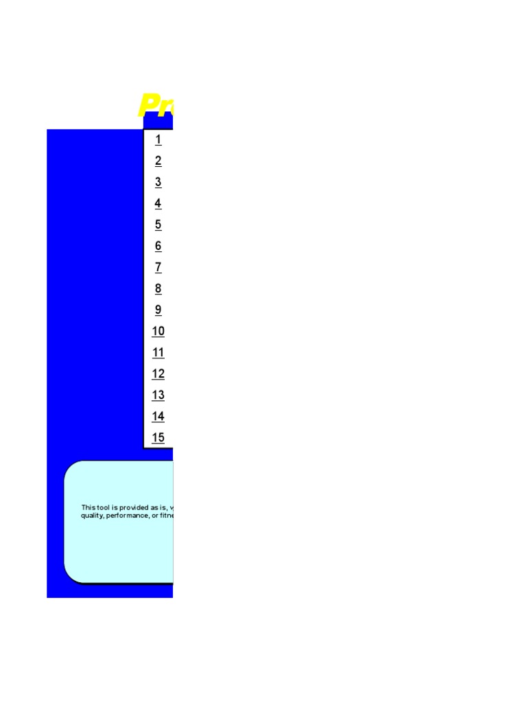 Six Sigma Template Kit PDF Return On Investment Business