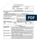 Pauta de Observación Participante