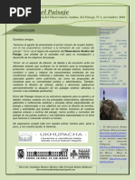 Ecos del Paisaje N° 1 2010