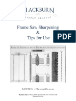 Small Roubo Frame Saw Arm Template