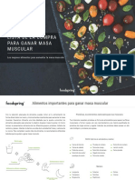 Lista de Compras para Ganar Masa Muscular PDF