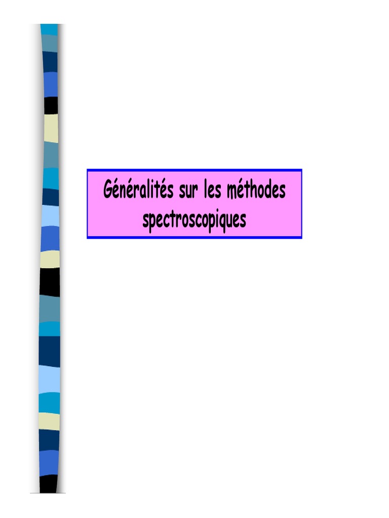 Méthodes spectroscopiques et ajouts dosés PDF Excitation (physique — free download
