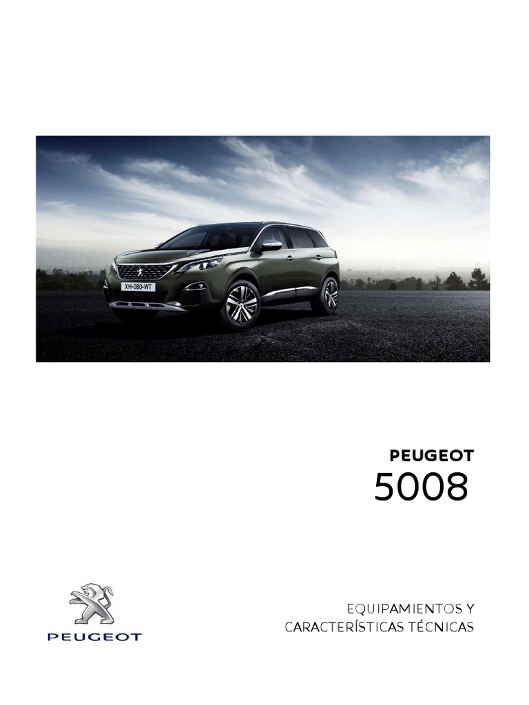 Ficha Tecnica Peugeot 5008 2019 | PDF | Airbag | Tecnología de vehículos