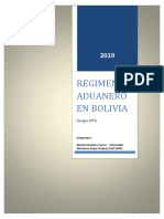 Regimen Aduanero en Bolivia