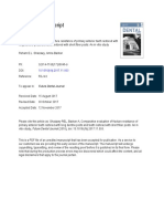 Comparative Evaluation of Fracture Resistance of Primary Anterior Teeth Restored With