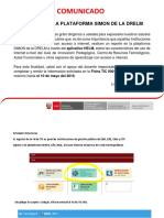 3 Comunicado Plataforma Simon de La Drelm PDF