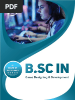 B.SC in Game Designing