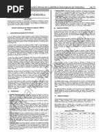 Gaceta Oficial 41660 BCV Estudio Comparativo TDC