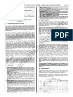 Gaceta Oficial 41660 BCV Estudio Comparativo TDC