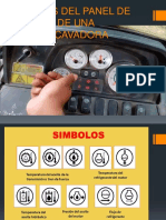 Simbolos Del Panel de Control de Una Retroexcavadora.