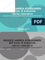 Indeks Harga Konsumen 82 Kota Di Indonesia (2012 100) 2015 PDF