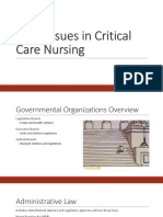 11c Legal and Professional Issues in Critical Care Nursing