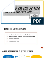 Decisões em Fim de Vida No Pre-Hospitalar