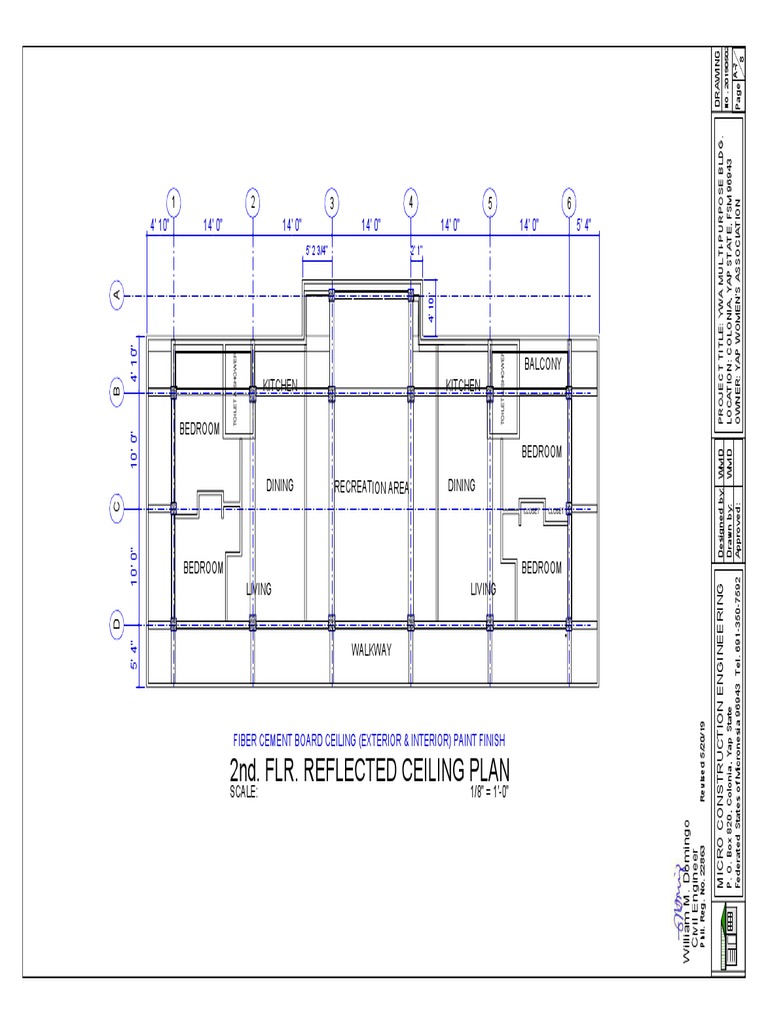 2nd Floor Reflected Ceiling Plan-Rev.4!20!19 | PDF | Queensland ...
