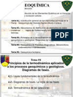 TERMODINÁMICA APLICADA A LA DISTRIBUCIÓN DE ELEMENTOS EN LAS FASES MINERALES