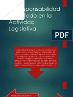 La Responsabilidad Del Estado en La Actividad Legislativa