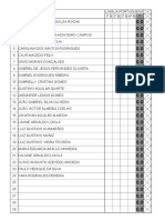 Notas Língua Portuguesa Alunos 1o ao 4o Ano B